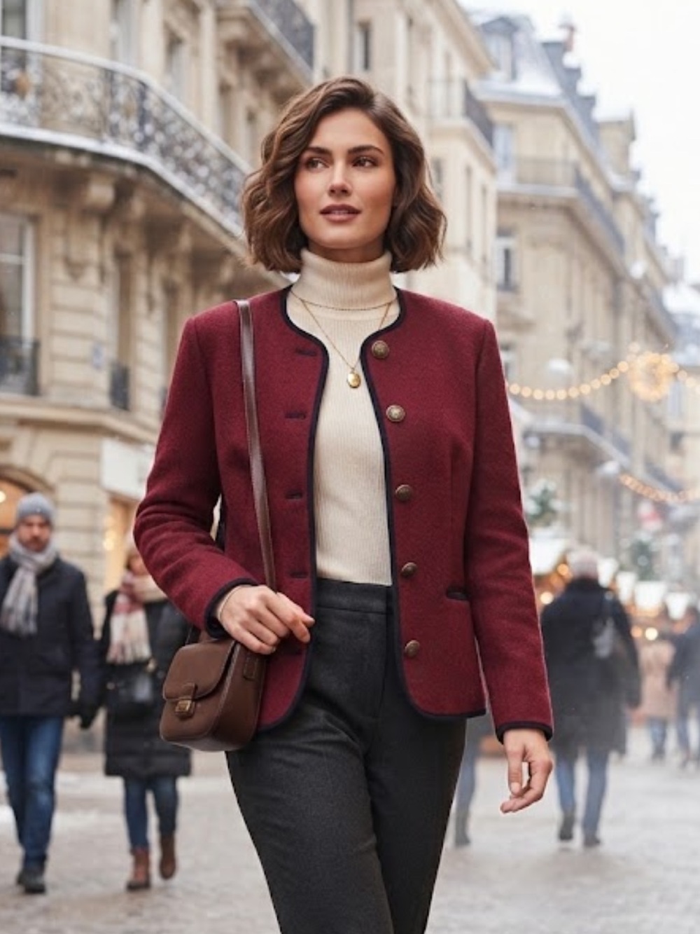 Walkloden Australian European Wool
Dark Cranberry Jacket